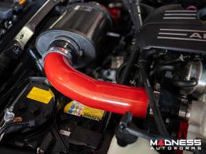FIAT 124 Performance Air Intake System - MAXFlow - MADNESS - Red Powdercoated Finish